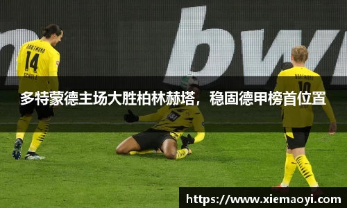 多特蒙德主场大胜柏林赫塔，稳固德甲榜首位置